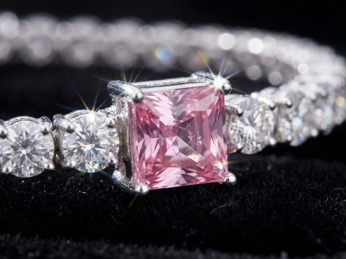 Pink Princess Tennis Bracelet - jewelbysitara