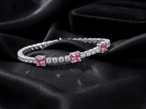 Pink Princess Tennis Bracelet - jewelbysitara