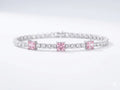 Pink Princess Tennis Bracelet - jewelbysitara